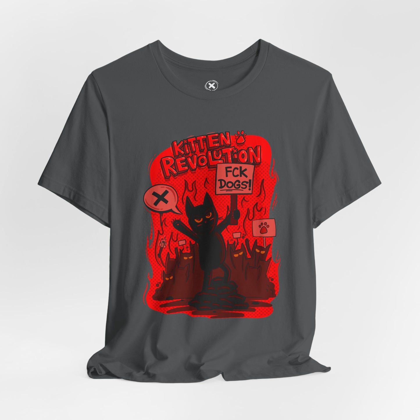 Kitten Revolution | Unisex Shirt | Streetwear | Cartoon Graphic Tee | Funny Gift