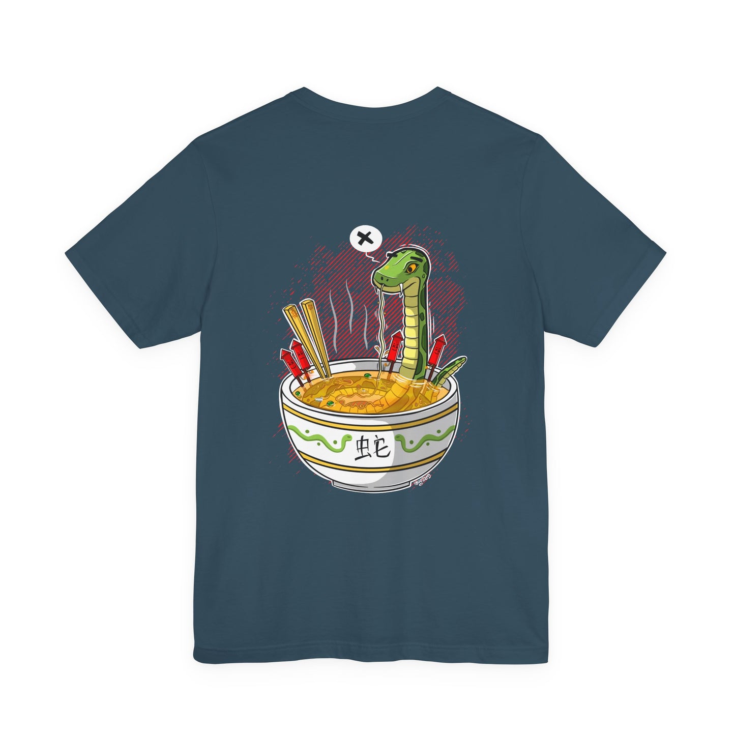 Ramen Snake | Unisex Shirt | Streetwear | Cartoon Graphic Tee | Funny Gift