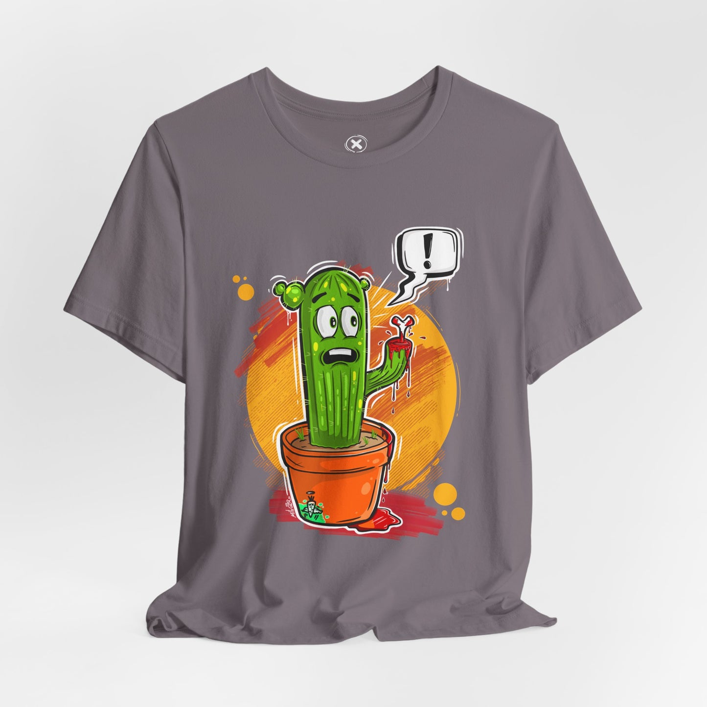 Bloody Cactus | Unisex Shirt | Streetwear | Cartoon Graphic Tee | Funny Gift