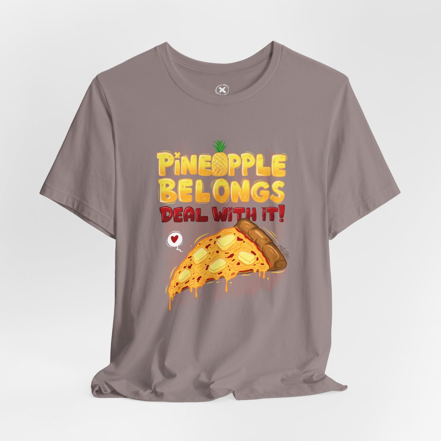 Pineapple Pizza Lovers | Unisex Shirt | Streetwear | Cartoon Graphic Tee | Funny Gift