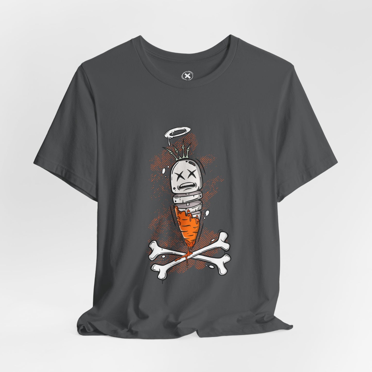 Skeleton Carrot | Unisex Shirt | Streetwear | Cartoon Graphic Tee | Funny Gift