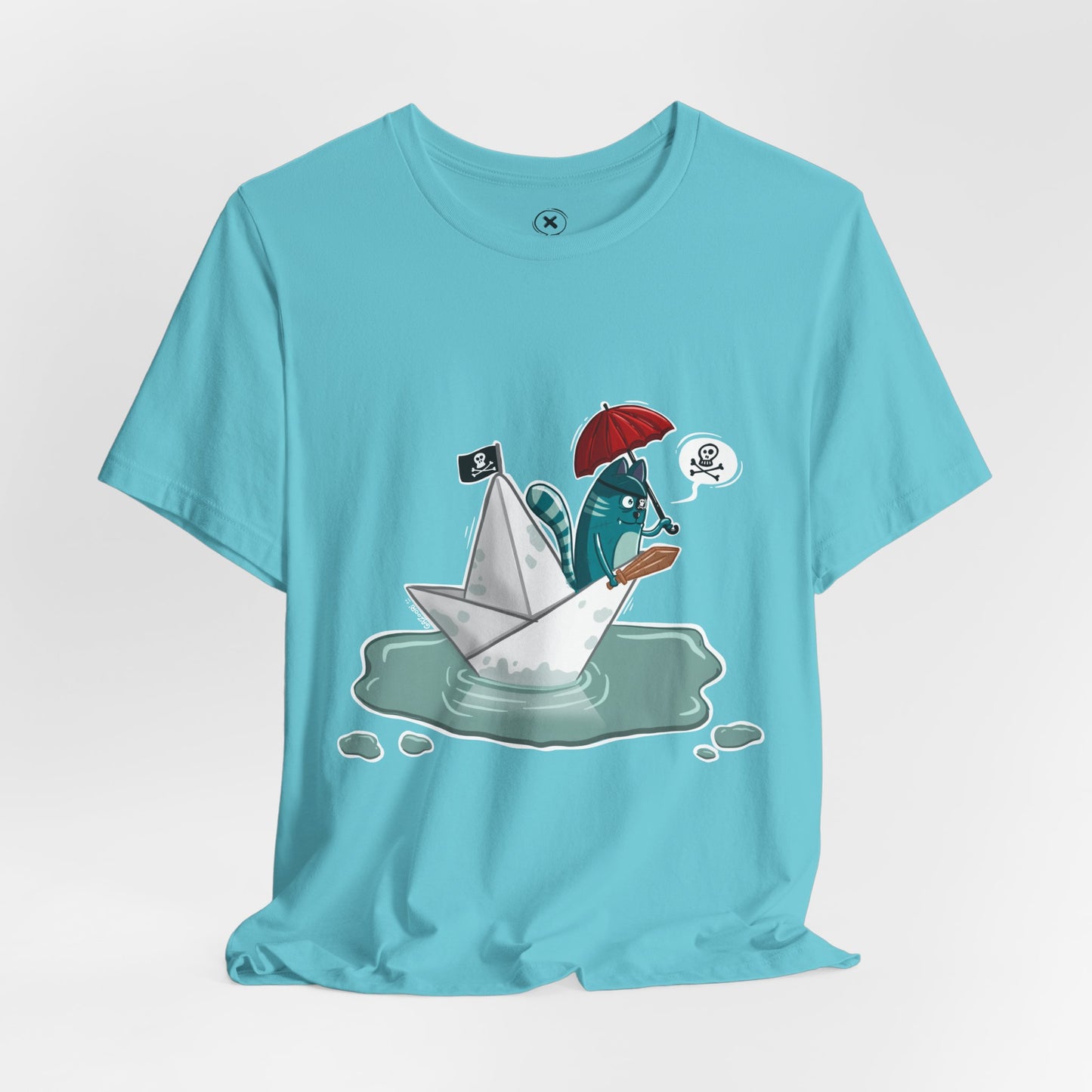 Pirate Cat unisex shirt | Funny Cat Shirt | Cartoon Adventure Tee | Streetwear Style | Gift for Friends
