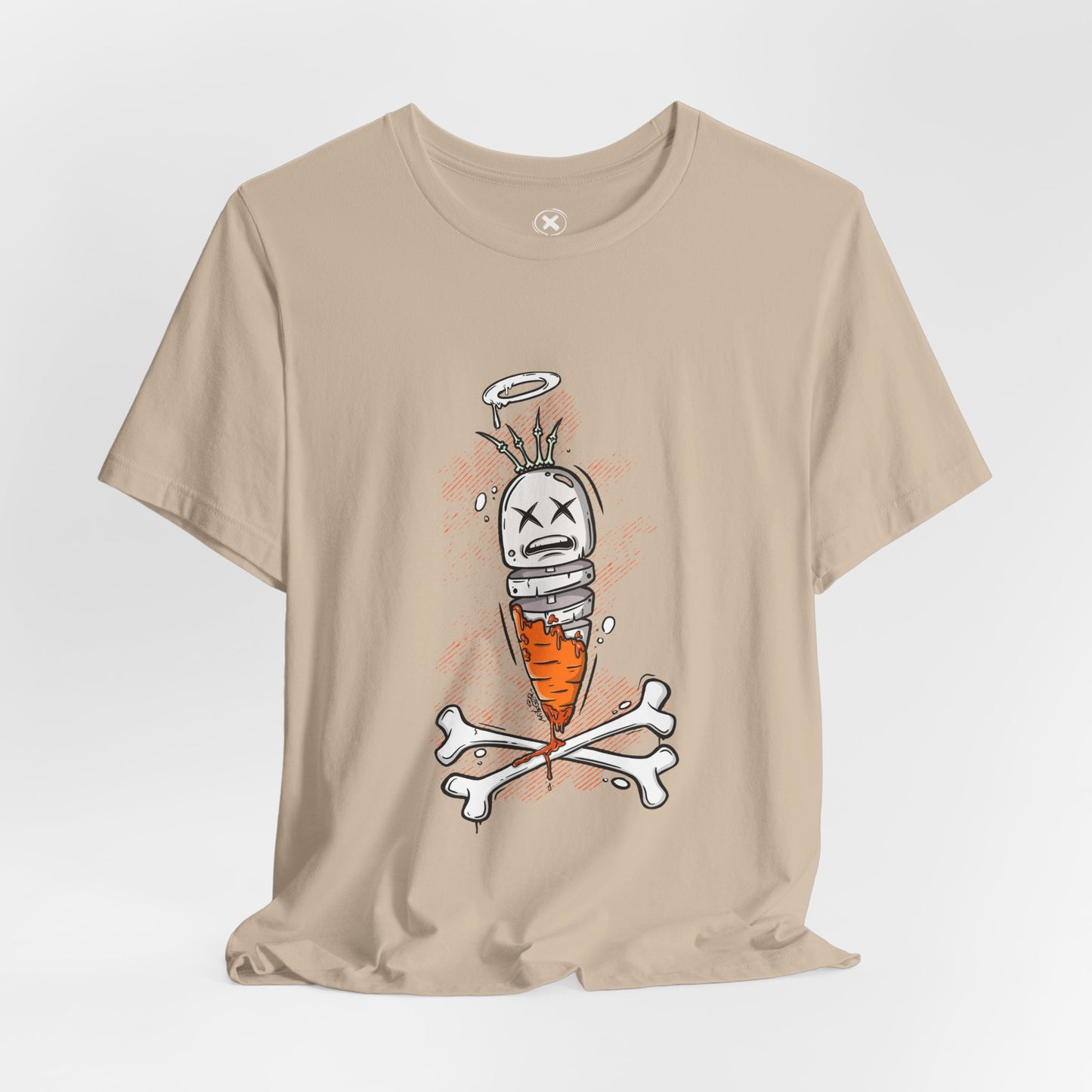 Skeleton Carrot | Unisex Shirt | Streetwear | Cartoon Graphic Tee | Funny Gift