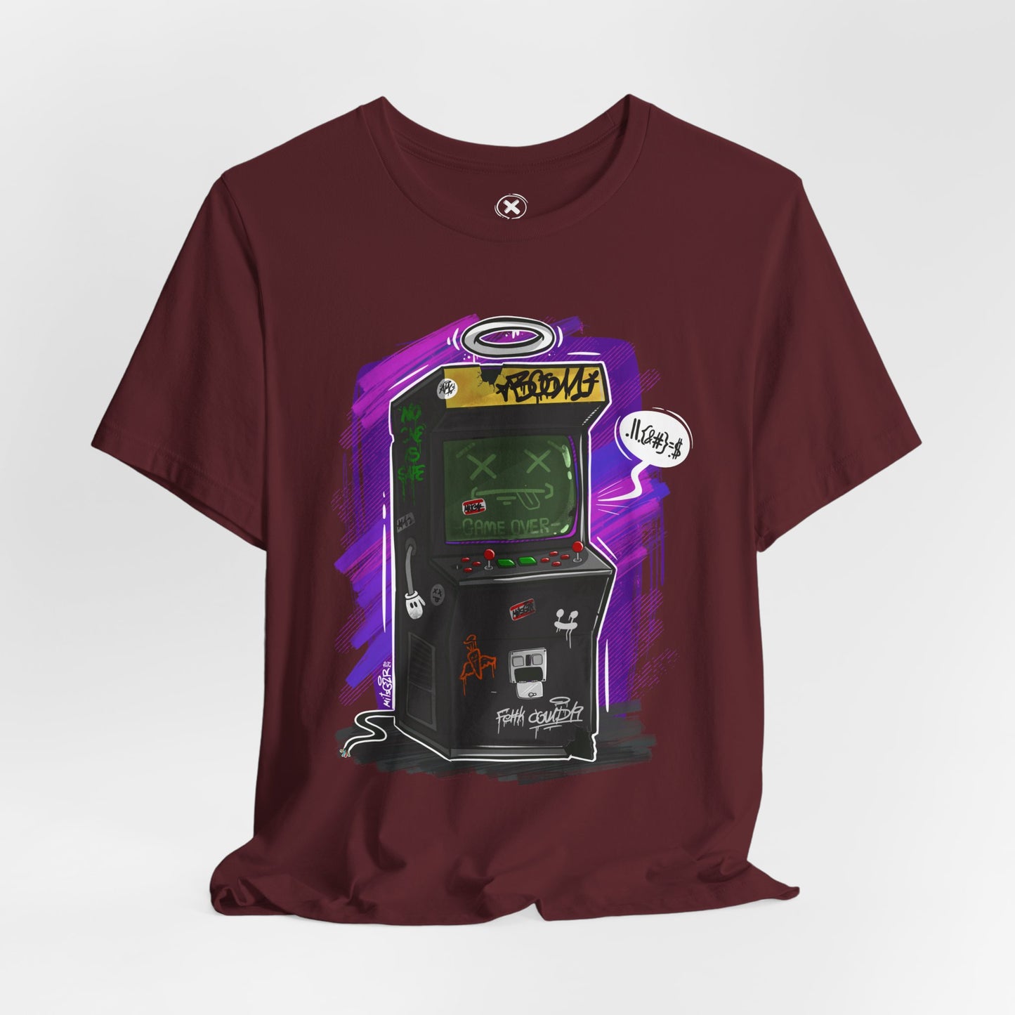 rcade Machine | Unisex Shirt | Streetwear | Cartoon Graphic Tee | Funny Gift