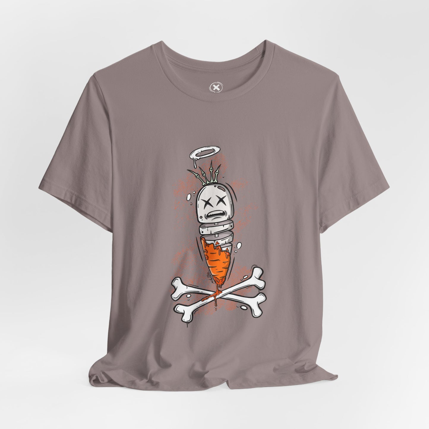 Skeleton Carrot | Unisex Shirt | Streetwear | Cartoon Graphic Tee | Funny Gift