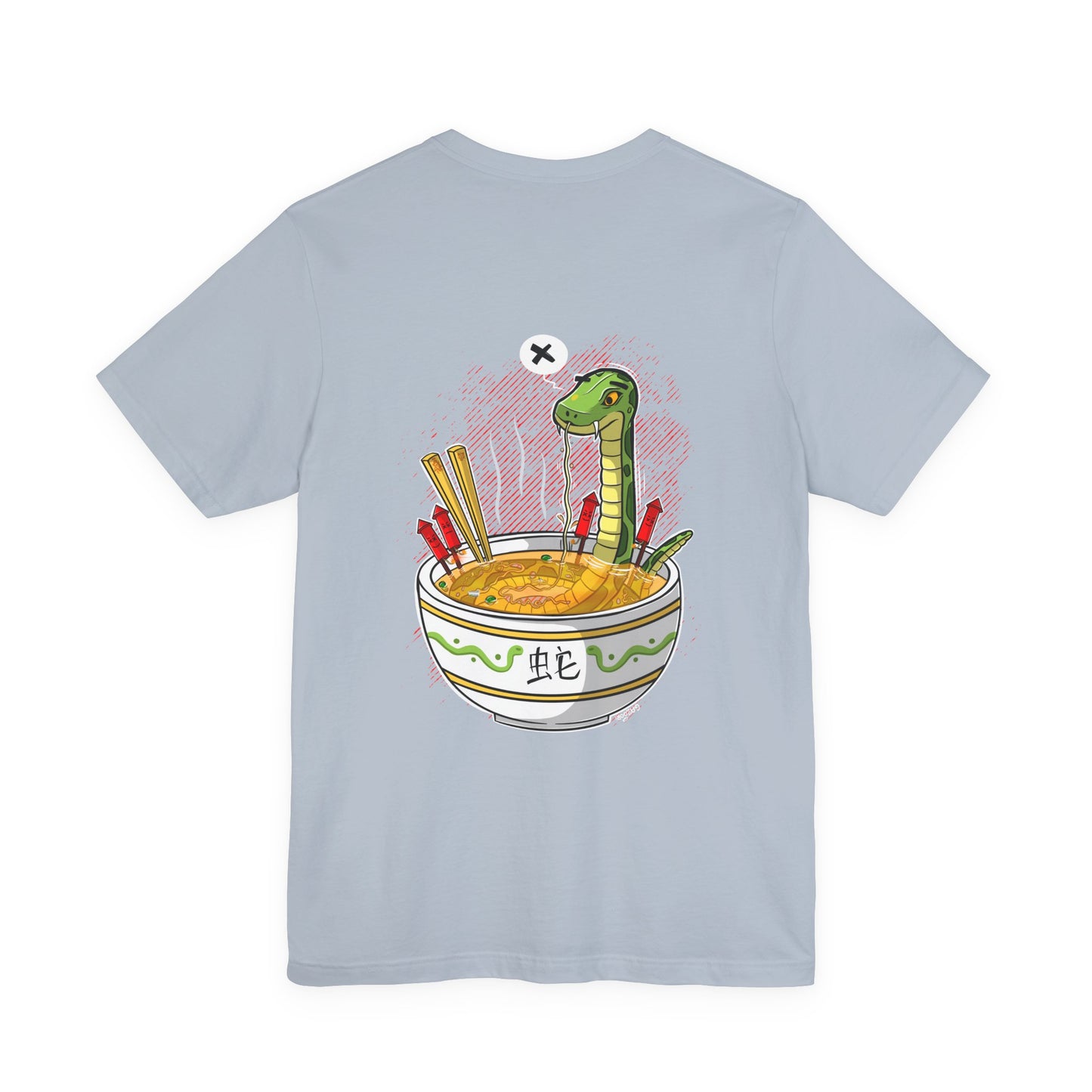 Ramen Snake | Unisex Shirt | Streetwear | Cartoon Graphic Tee | Funny Gift