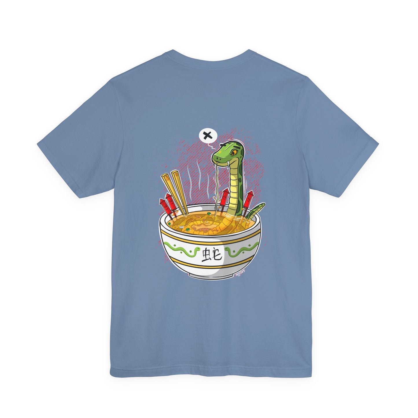Ramen Snake | Unisex Shirt | Streetwear | Cartoon Graphic Tee | Funny Gift