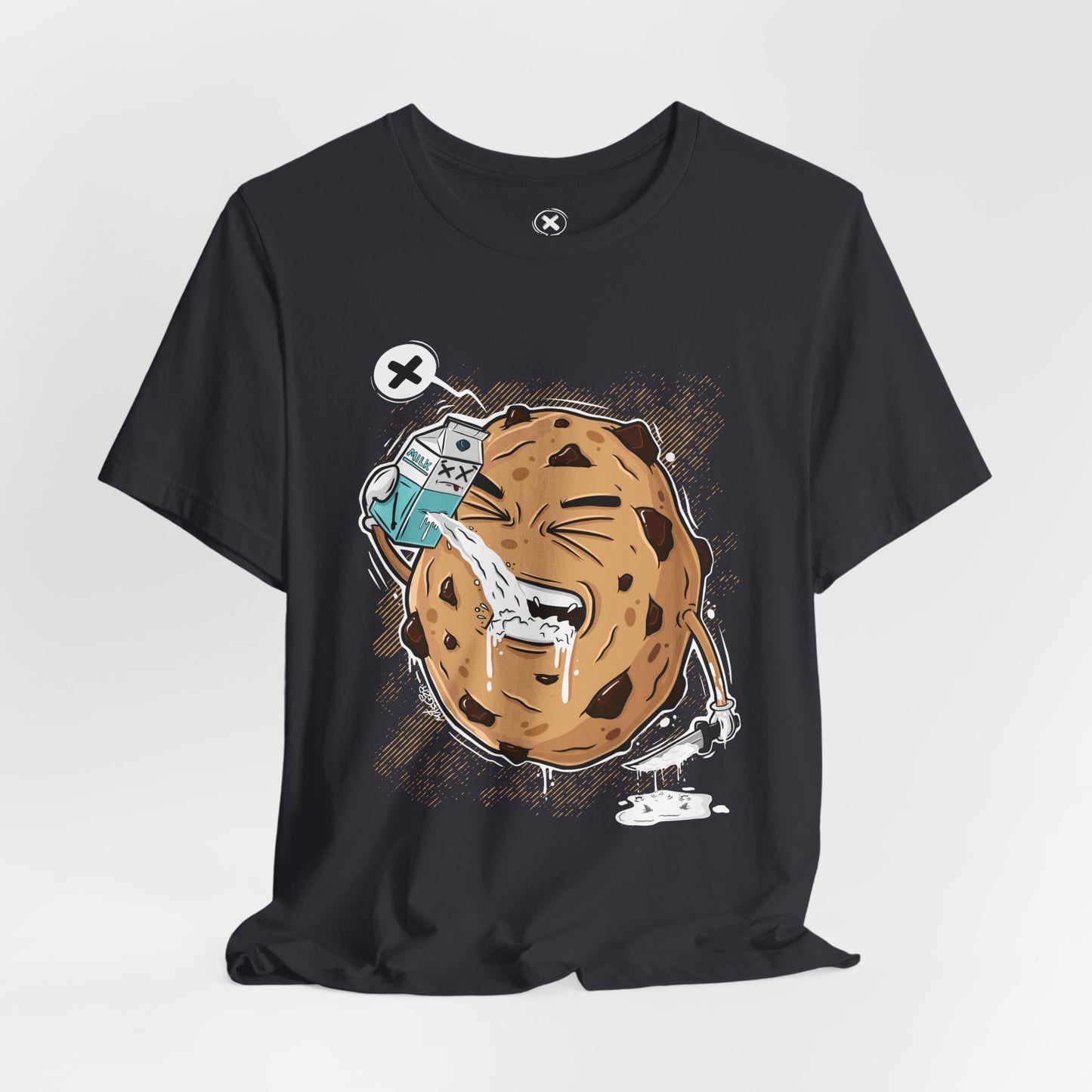 Milk & Cookie Chaos | Unisex Shirt | Streetwear | Cartoon Graphic Tee | Funny Gift