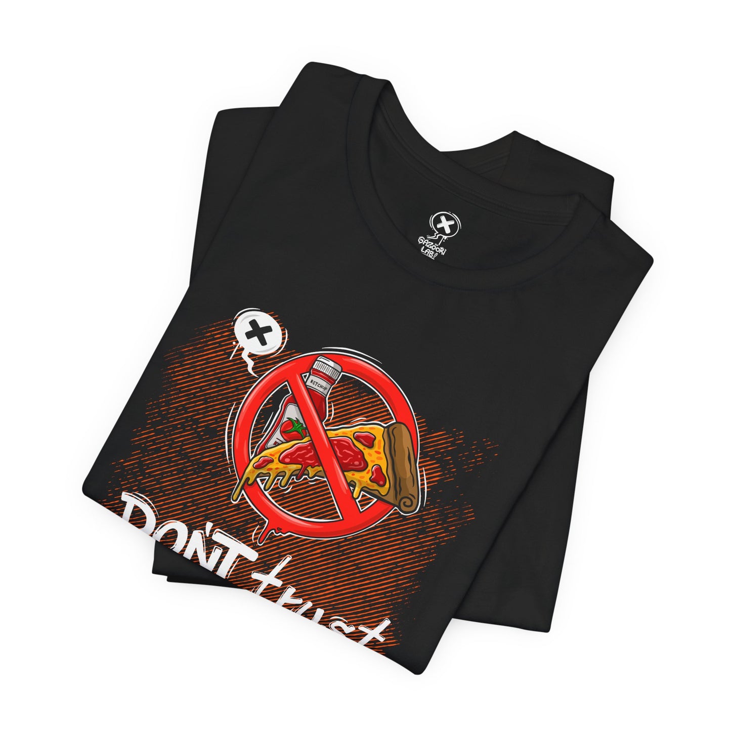 Forbidden Ketchup Pizza | Unisex Shirt | Streetwear | Cartoon Graphic Tee | Funny Gift