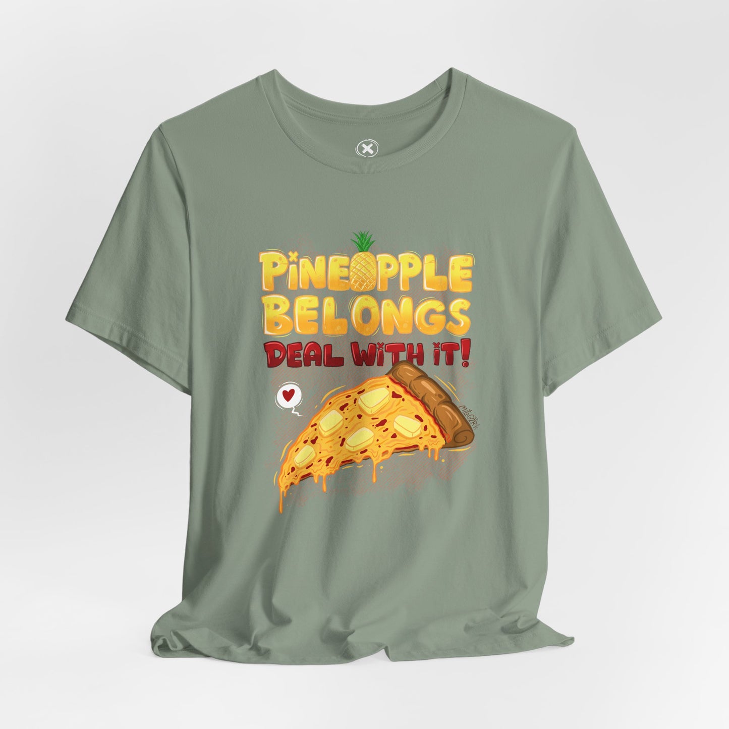 Pineapple Pizza Lovers | Unisex Shirt | Streetwear | Cartoon Graphic Tee | Funny Gift
