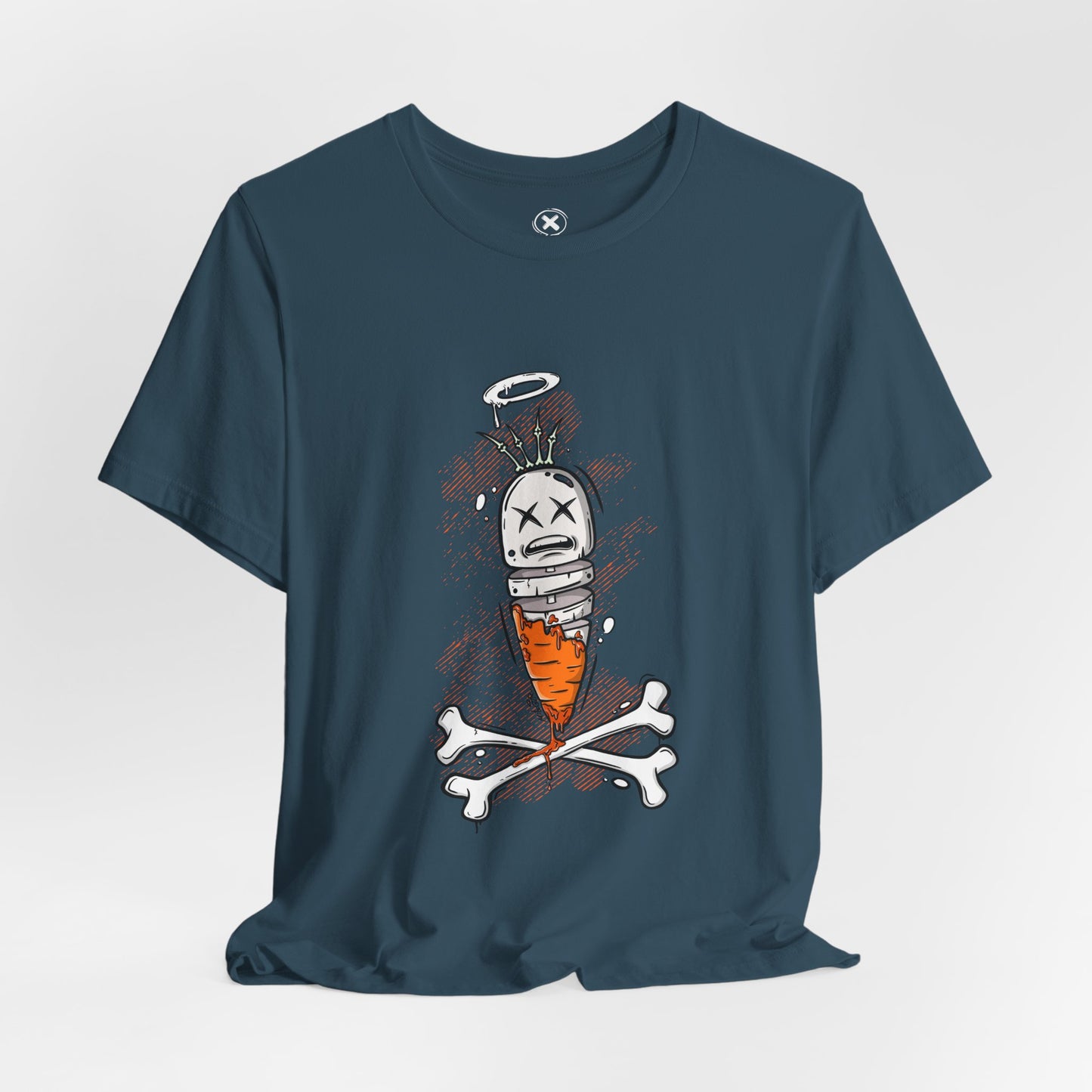 Skeleton Carrot | Unisex Shirt | Streetwear | Cartoon Graphic Tee | Funny Gift
