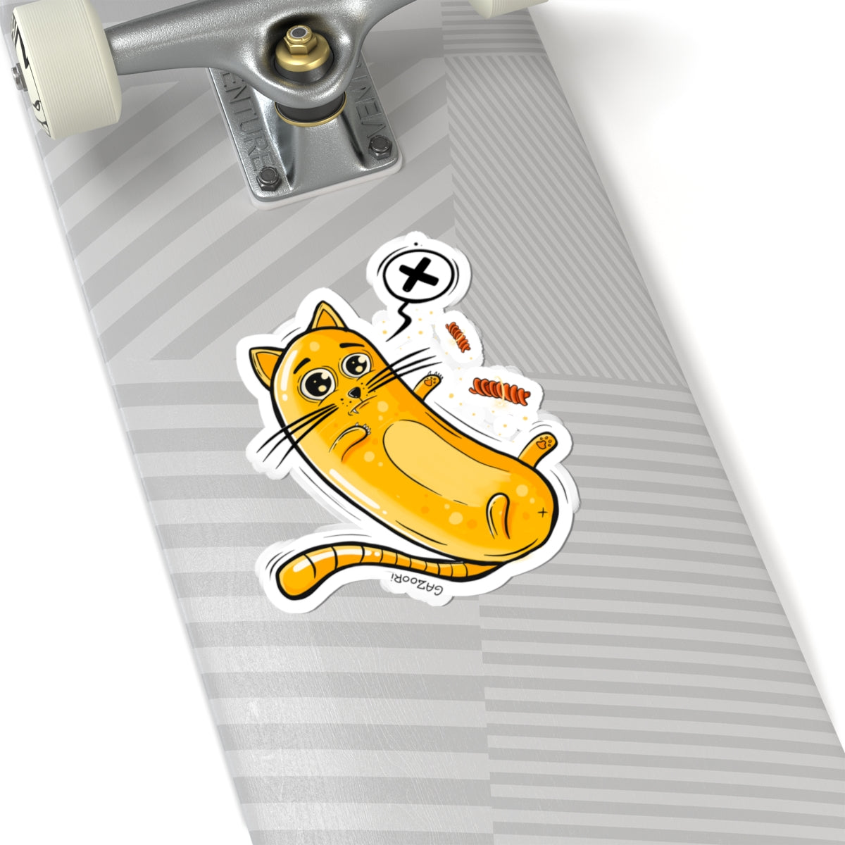 Bamba Cat Sticker | Funny Vinyl Sticker | Cartoon Laptop Decal | Street Art Style Accessory