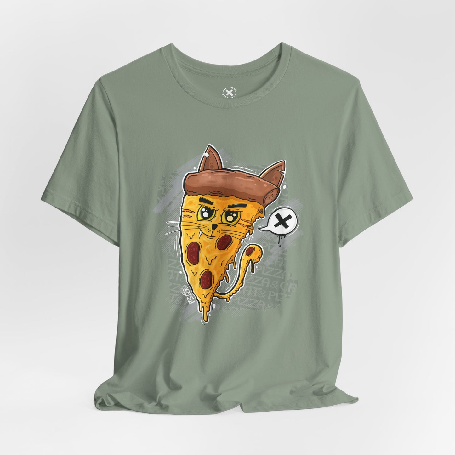 Pizza Cat | Funny Cat Shirt | Cartoon Pizza Tee | Streetwear Style | Gift for Friends