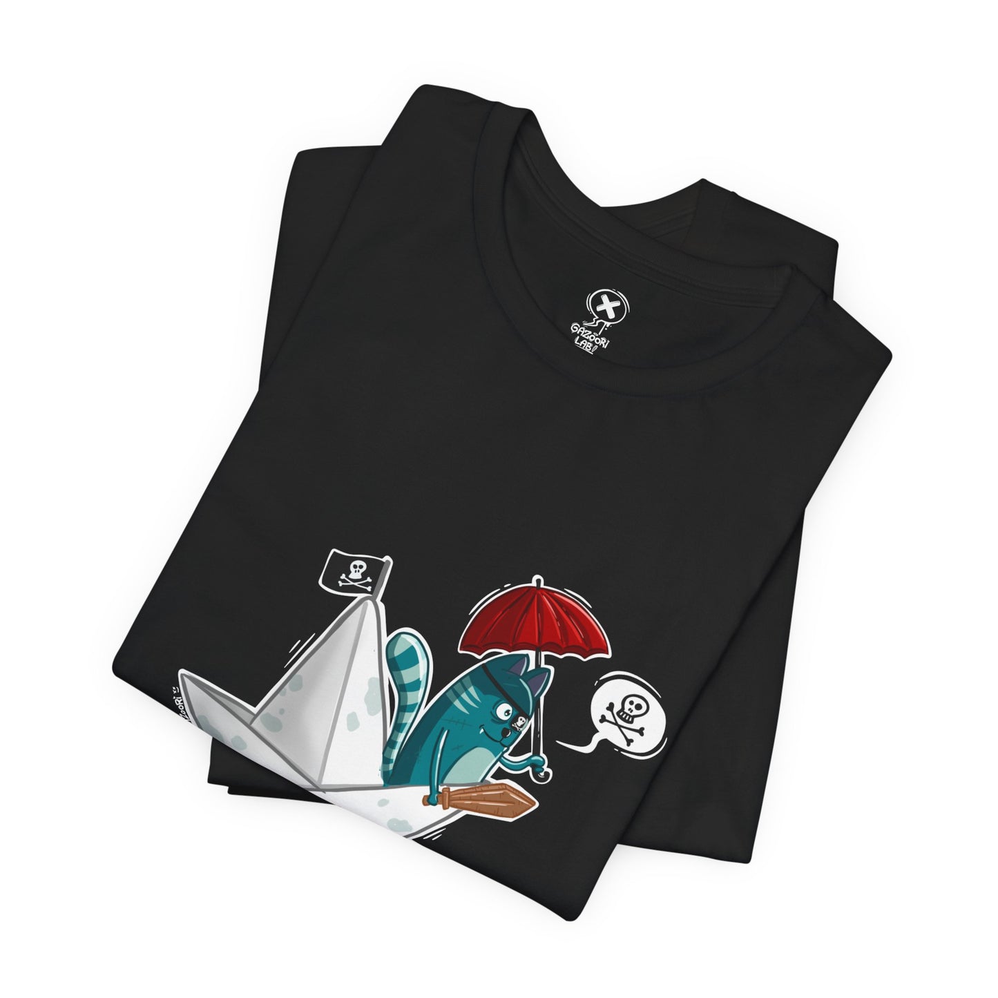 Pirate Cat unisex shirt | Funny Cat Shirt | Cartoon Adventure Tee | Streetwear Style | Gift for Friends
