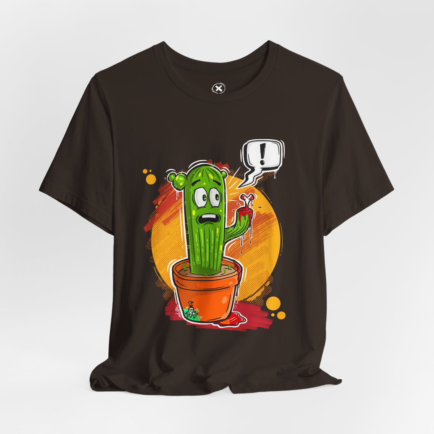 Bloody Cactus | Unisex Shirt | Streetwear | Cartoon Graphic Tee | Funny Gift
