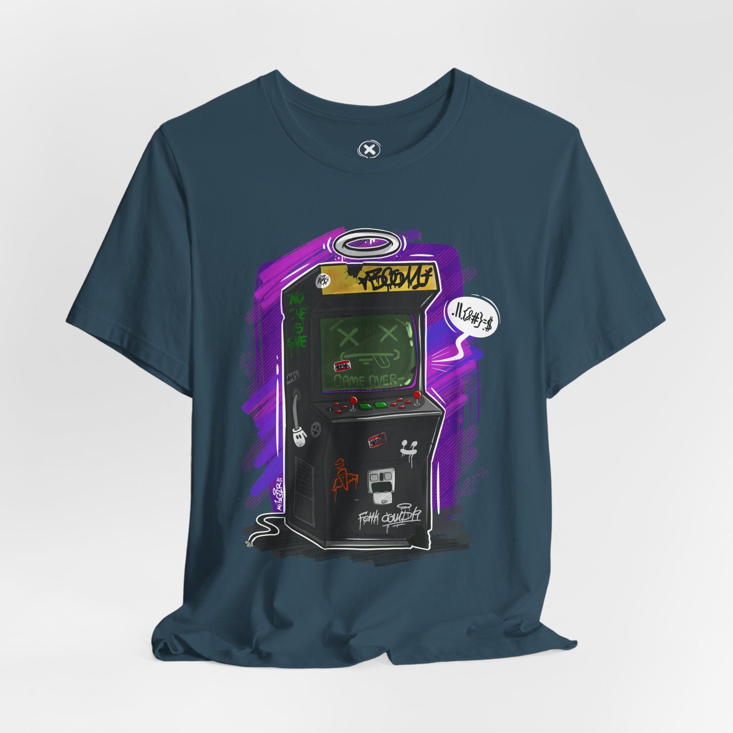 rcade Machine | Unisex Shirt | Streetwear | Cartoon Graphic Tee | Funny Gift