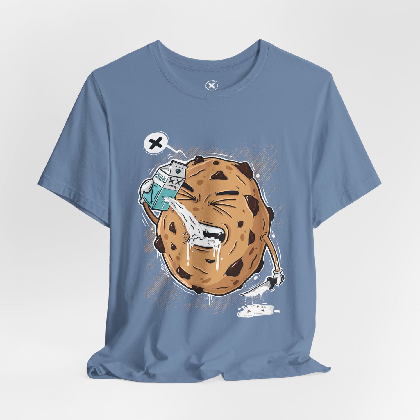 Milk & Cookie Chaos | Unisex Shirt | Streetwear | Cartoon Graphic Tee | Funny Gift