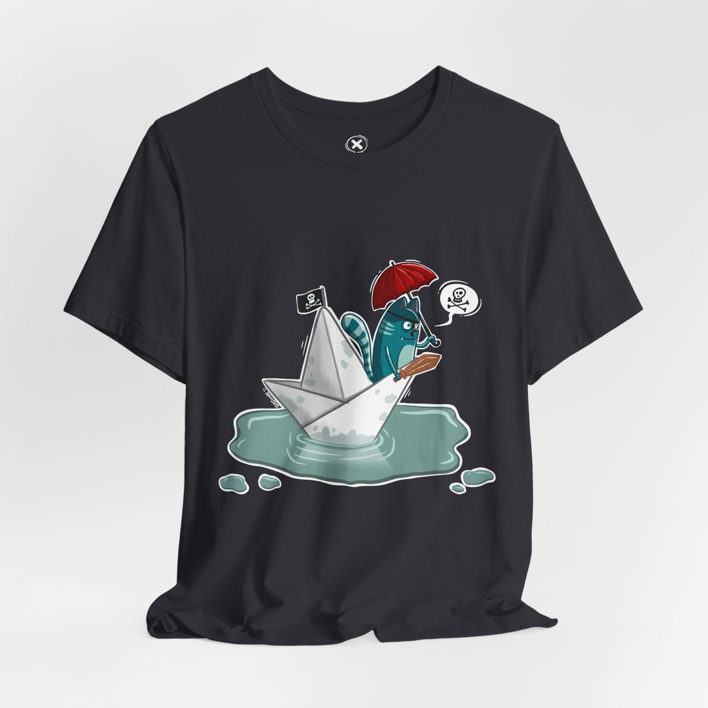 Pirate Cat unisex shirt | Funny Cat Shirt | Cartoon Adventure Tee | Streetwear Style | Gift for Friends