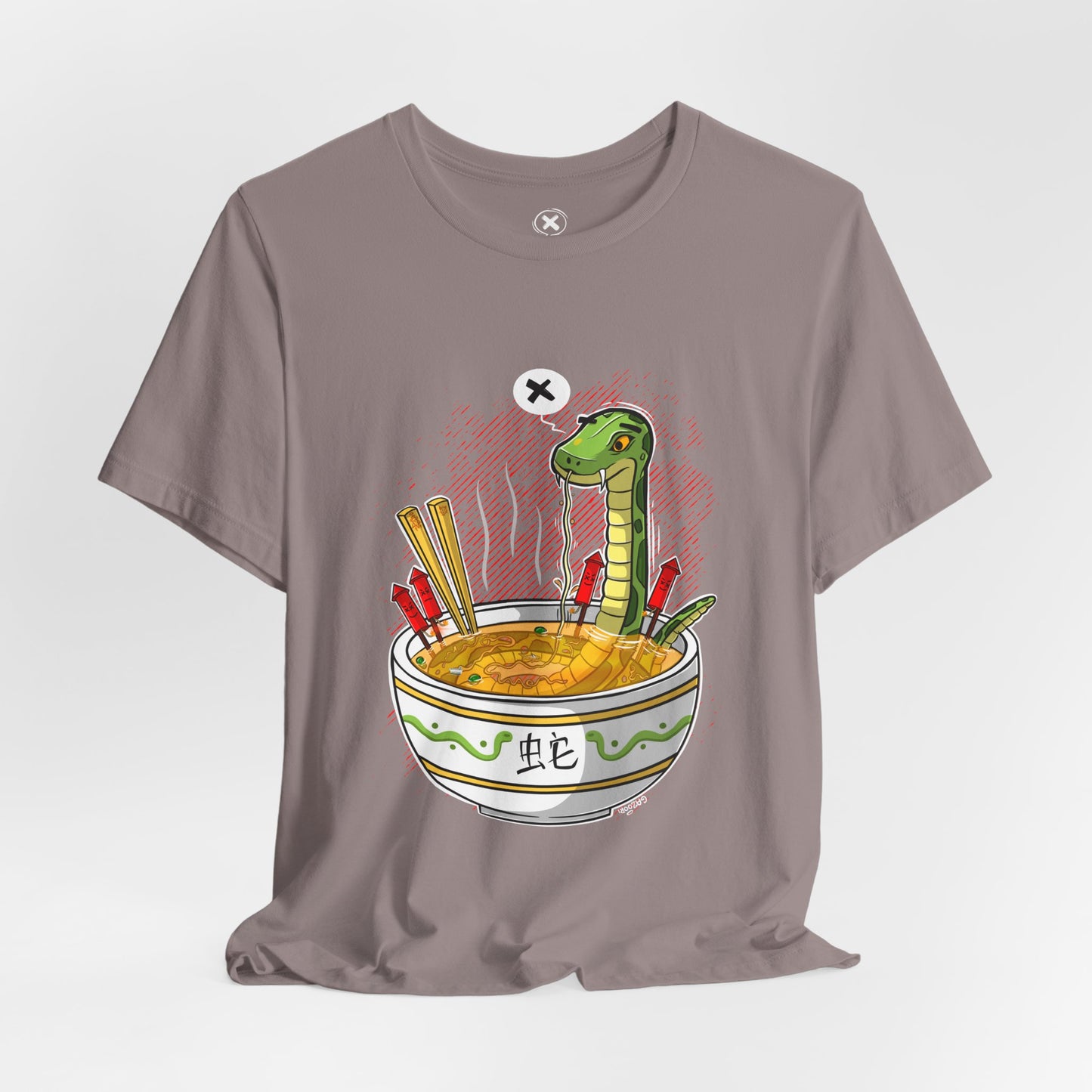 Ramen Snake | Unisex Shirt | Streetwear | Cartoon Graphic Tee | Funny Gift