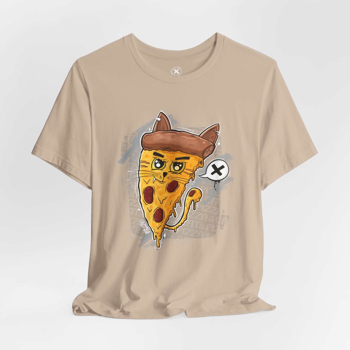 Pizza Cat | Funny Cat Shirt | Cartoon Pizza Tee | Streetwear Style | Gift for Friends