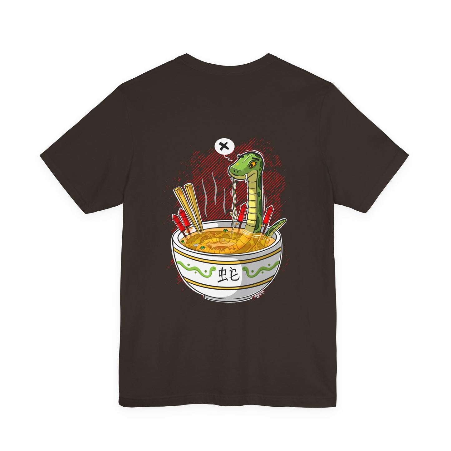 Ramen Snake | Unisex Shirt | Streetwear | Cartoon Graphic Tee | Funny Gift