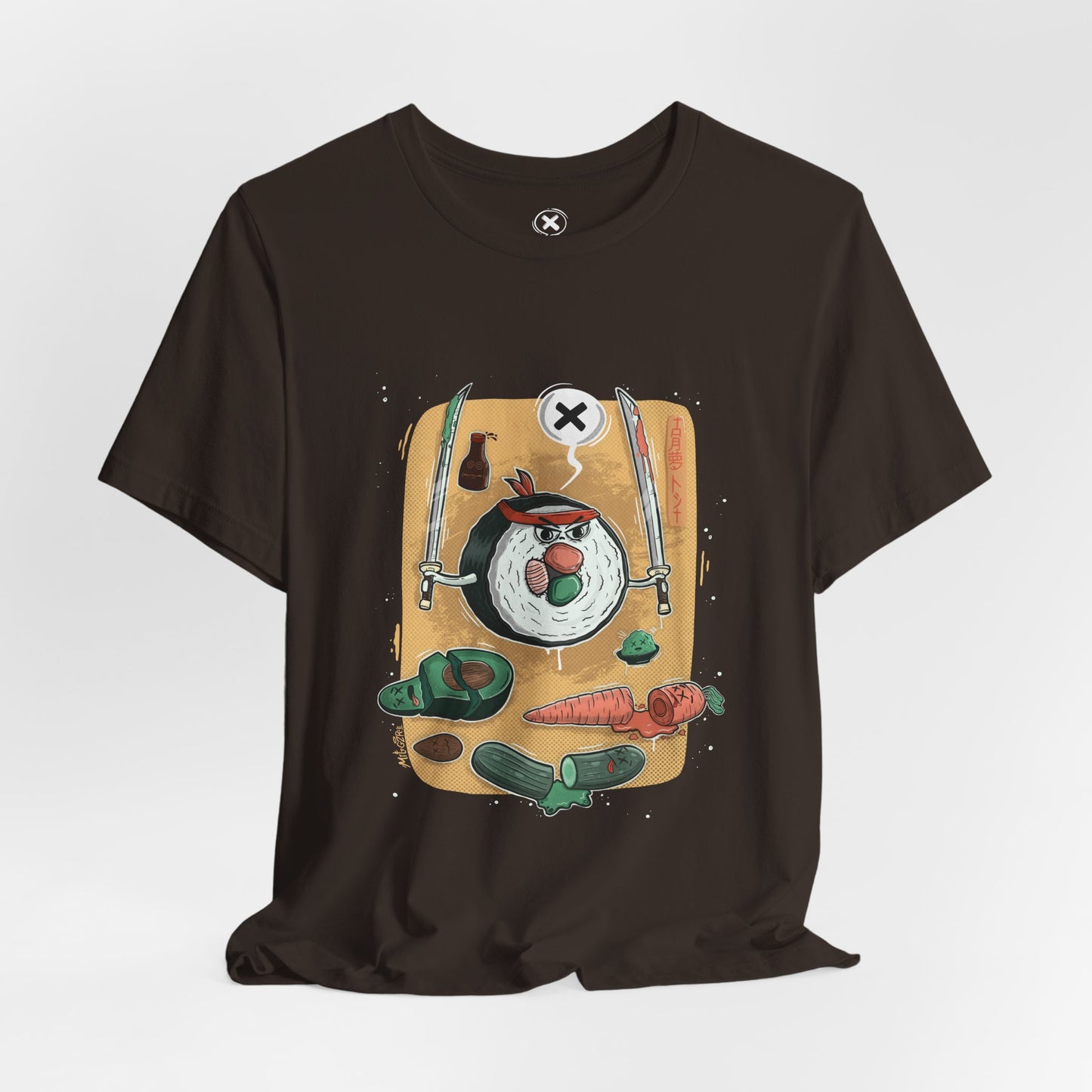 Ninja Sushi | Unisex Shirt | Streetwear | Cartoon Graphic Tee | Funny Gift