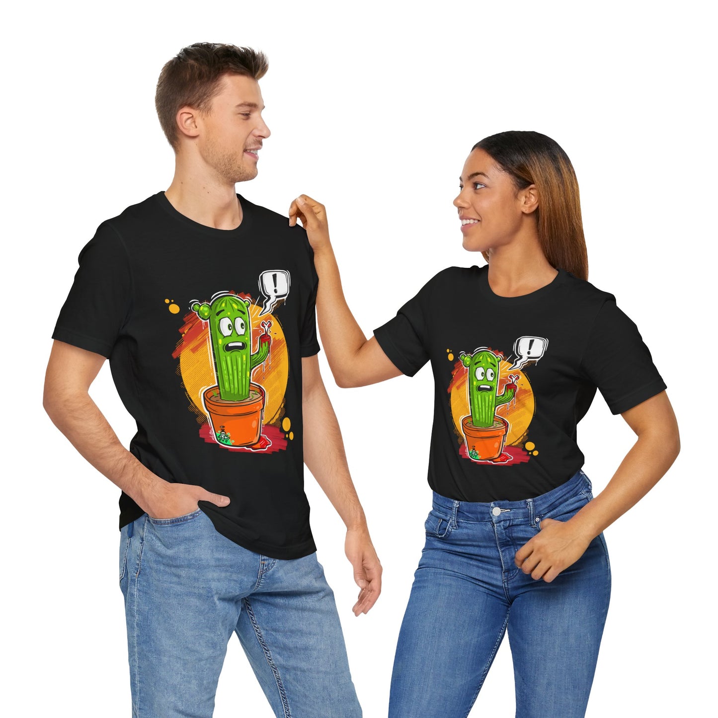 Bloody Cactus | Unisex Shirt | Streetwear | Cartoon Graphic Tee | Funny Gift