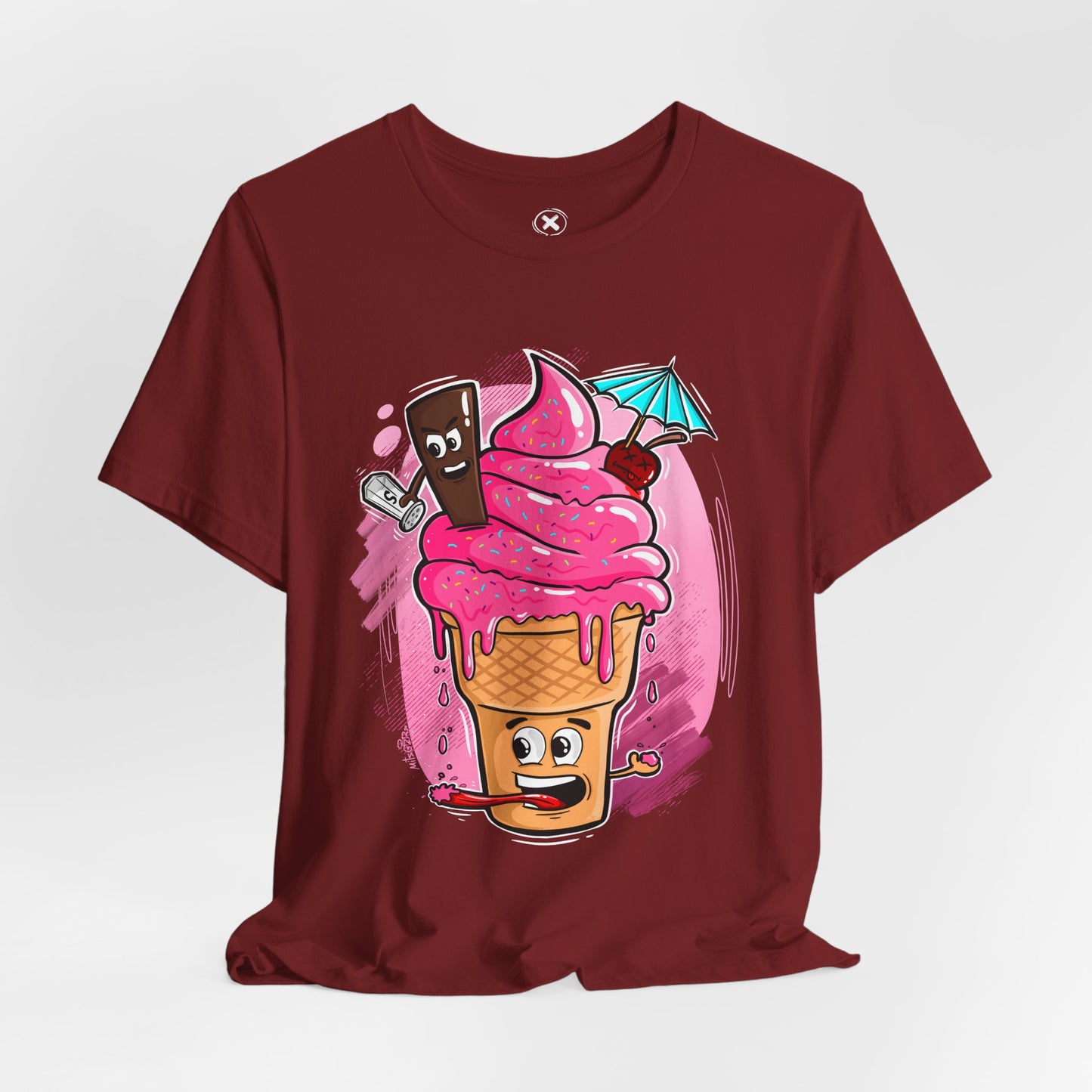 Ice Cream Chaos | Funny Dessert Shirt | Cartoon Food Tee | Gift for Friends