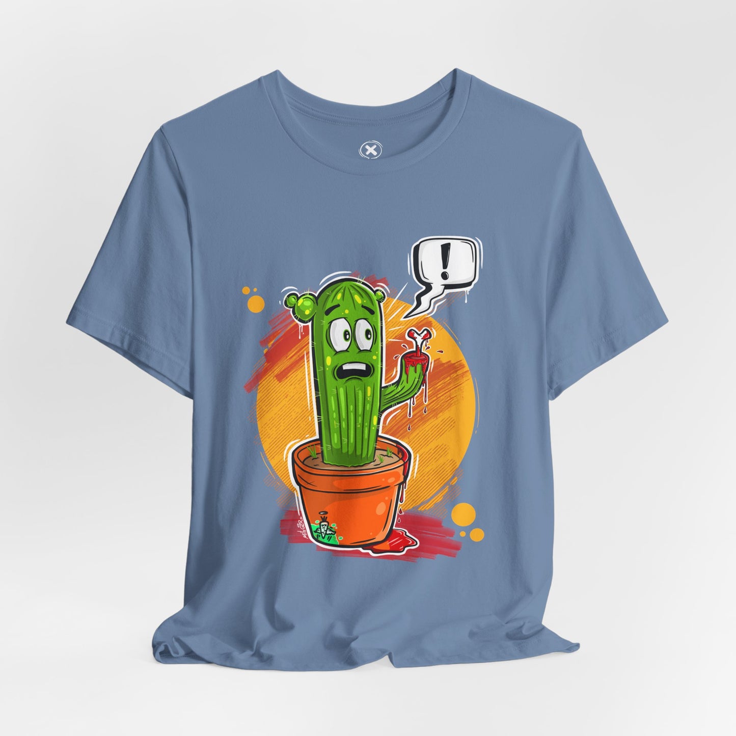 Bloody Cactus | Unisex Shirt | Streetwear | Cartoon Graphic Tee | Funny Gift