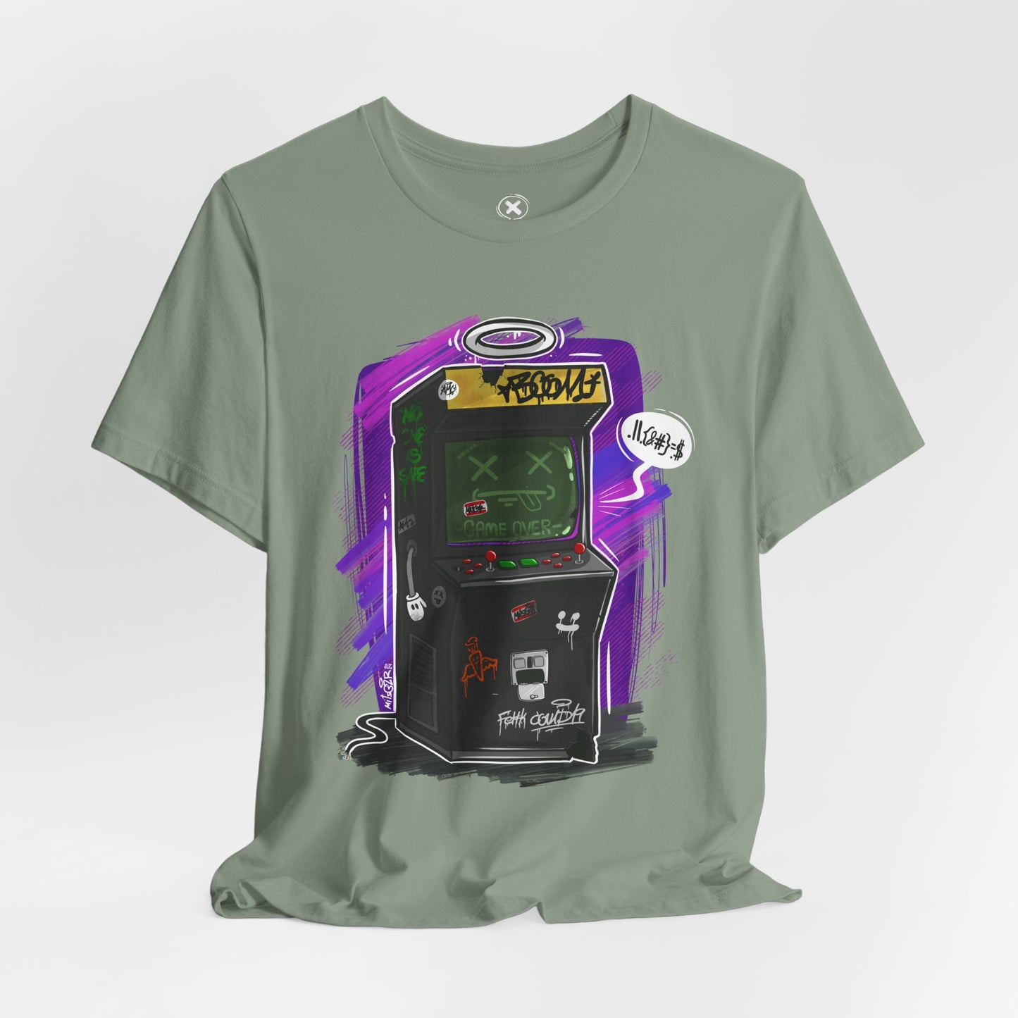 rcade Machine | Unisex Shirt | Streetwear | Cartoon Graphic Tee | Funny Gift