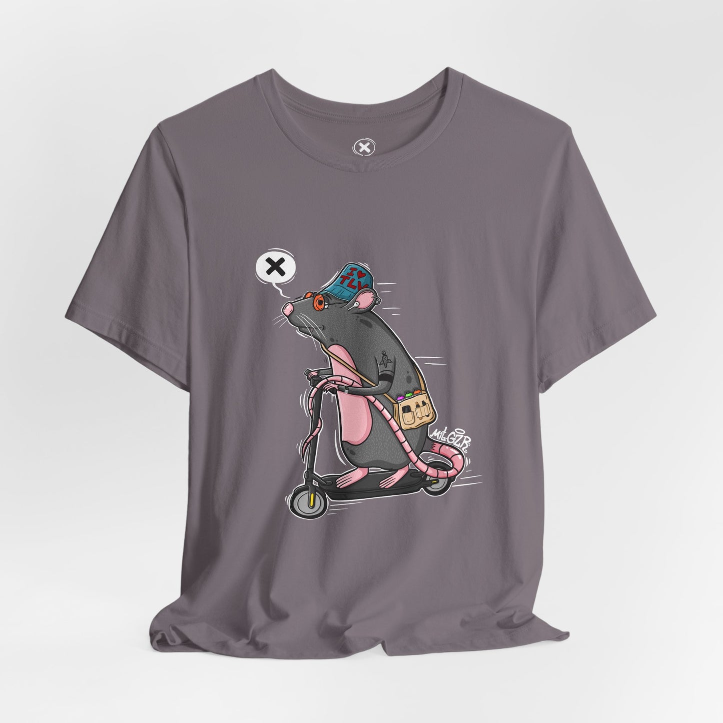 TLV Street Rat | Unisex Shirt | Streetwear | Cartoon Graphic Tee | Funny Gift