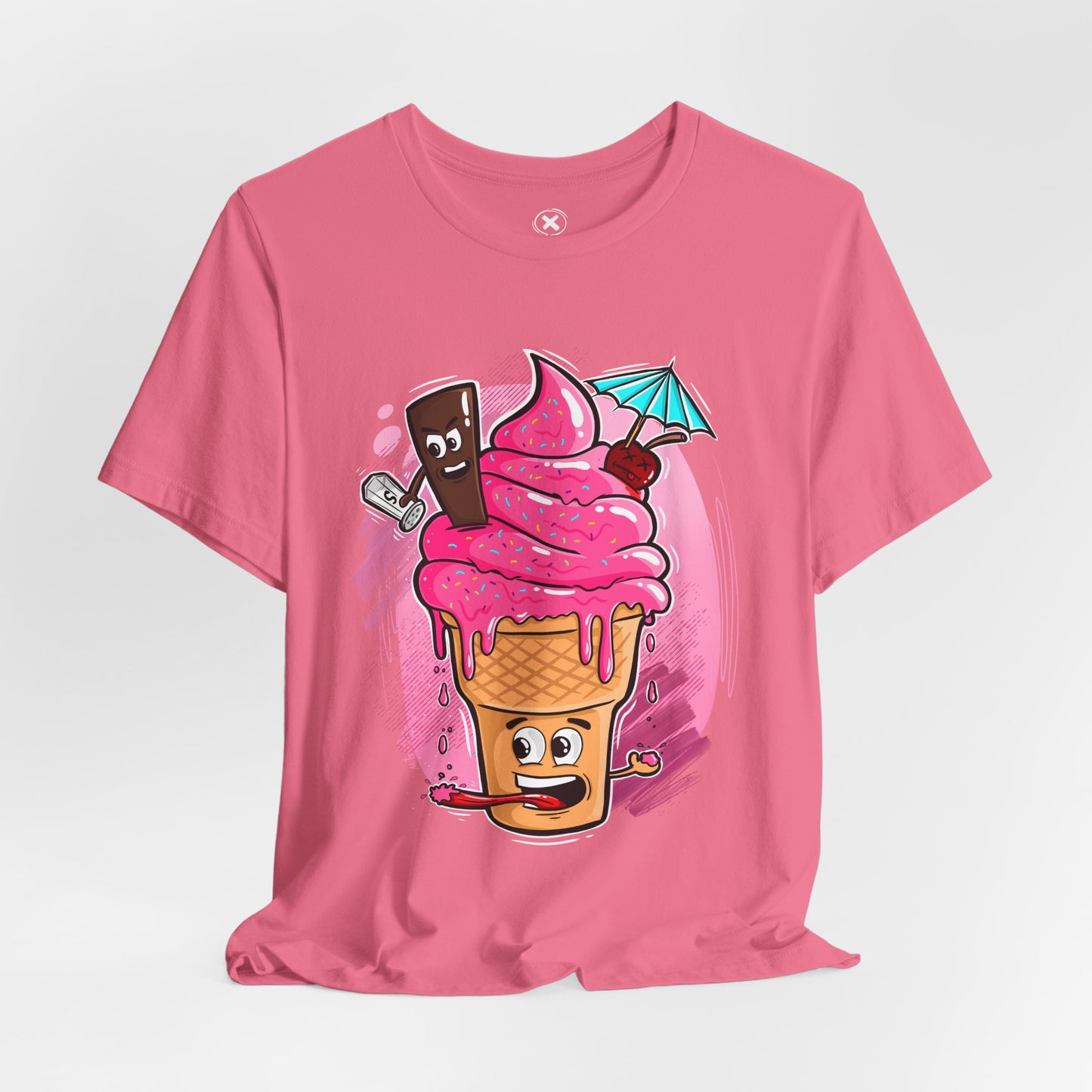 Ice Cream Chaos | Funny Dessert Shirt | Cartoon Food Tee | Gift for Friends