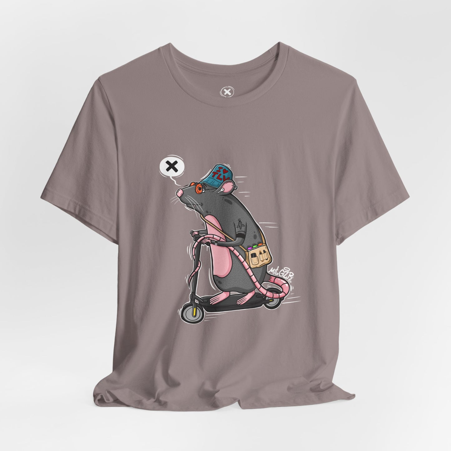 TLV Street Rat | Unisex Shirt | Streetwear | Cartoon Graphic Tee | Funny Gift