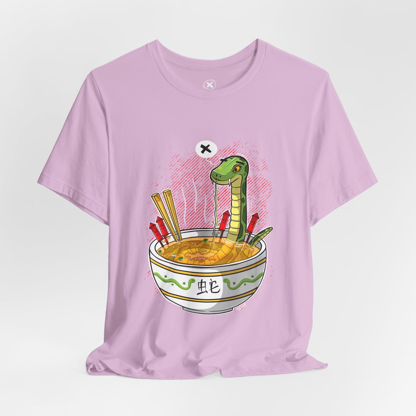 Ramen Snake | Unisex Shirt | Streetwear | Cartoon Graphic Tee | Funny Gift