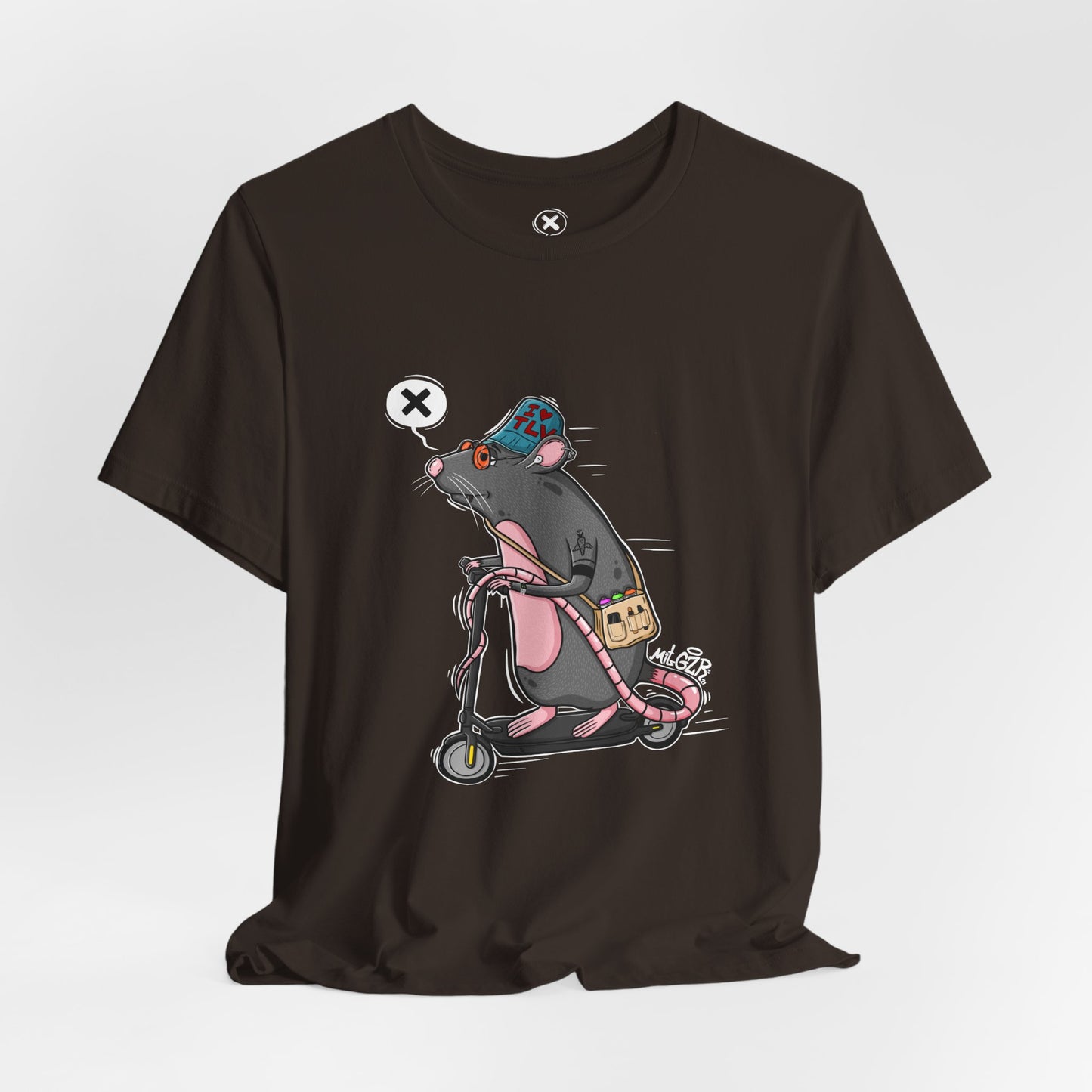 TLV Street Rat | Unisex Shirt | Streetwear | Cartoon Graphic Tee | Funny Gift