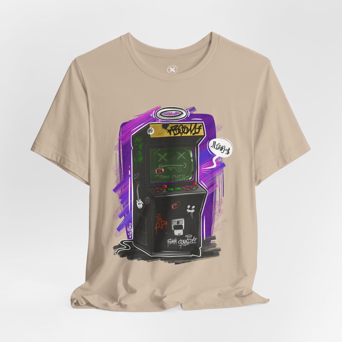 rcade Machine | Unisex Shirt | Streetwear | Cartoon Graphic Tee | Funny Gift
