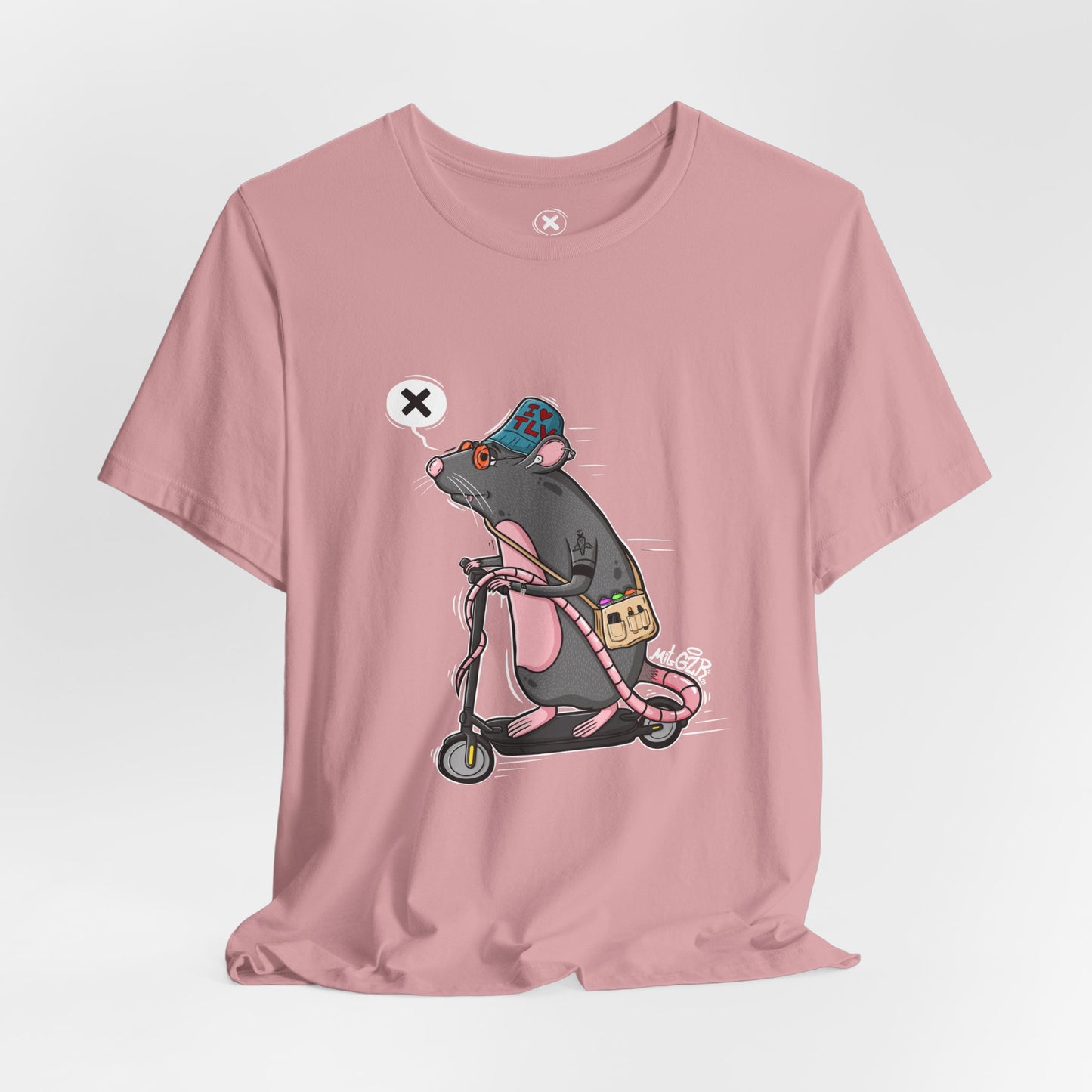 TLV Street Rat | Unisex Shirt | Streetwear | Cartoon Graphic Tee | Funny Gift