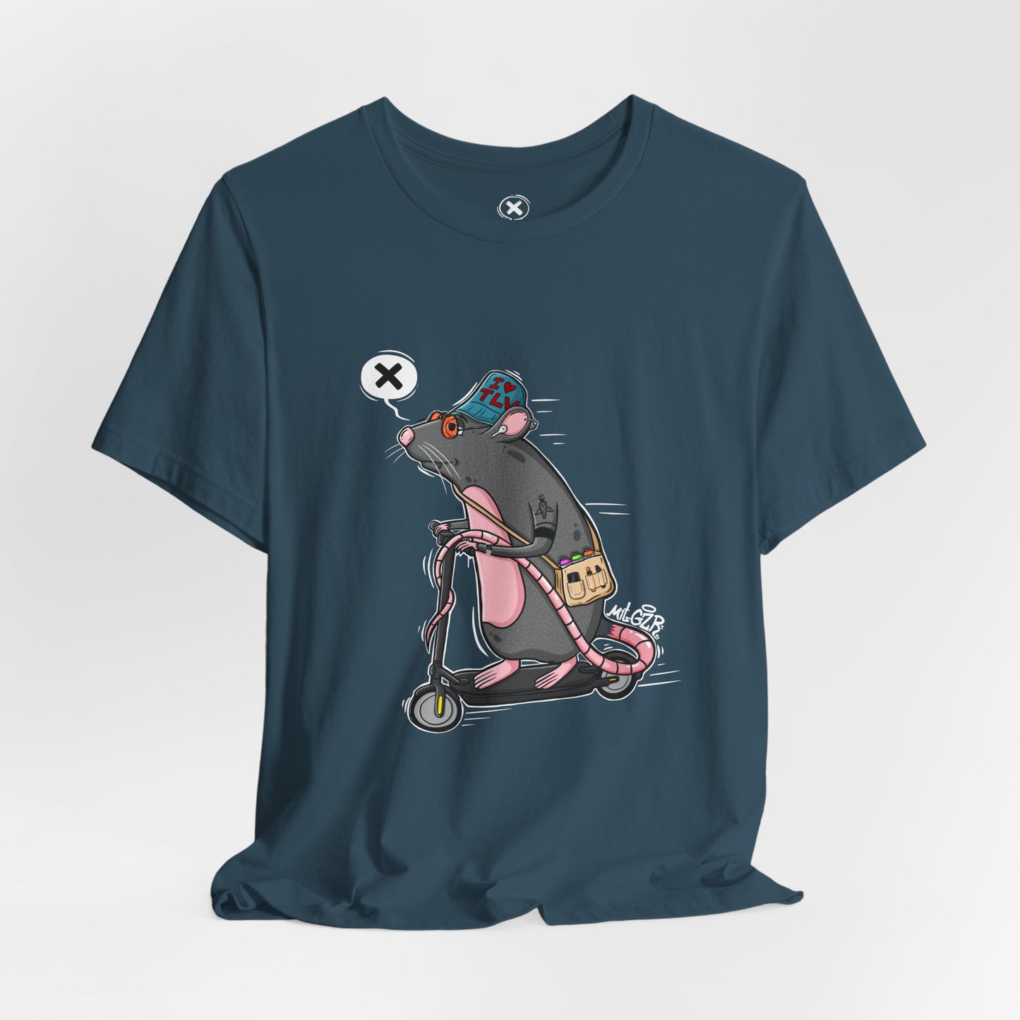 TLV Street Rat | Unisex Shirt | Streetwear | Cartoon Graphic Tee | Funny Gift