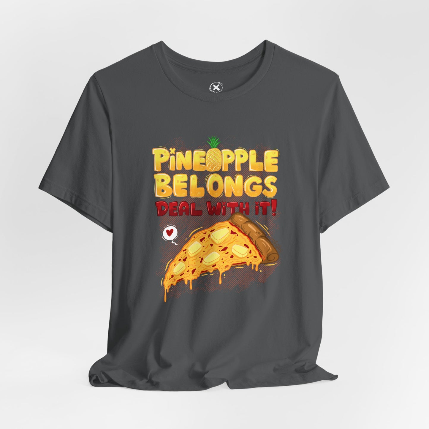 Pineapple Pizza Lovers | Unisex Shirt | Streetwear | Cartoon Graphic Tee | Funny Gift