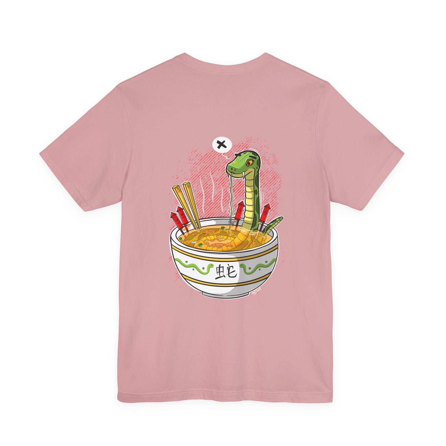Ramen Snake | Unisex Shirt | Streetwear | Cartoon Graphic Tee | Funny Gift