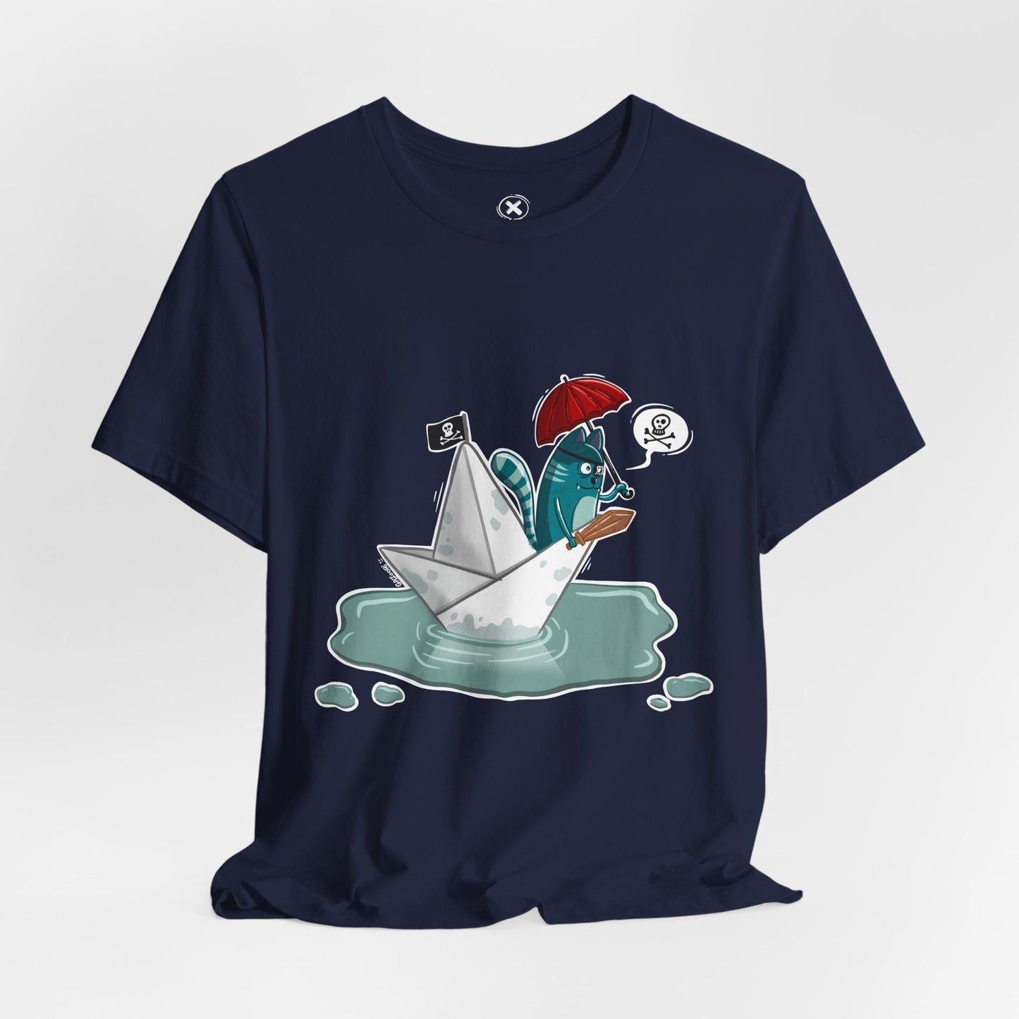 Pirate Cat unisex shirt | Funny Cat Shirt | Cartoon Adventure Tee | Streetwear Style | Gift for Friends