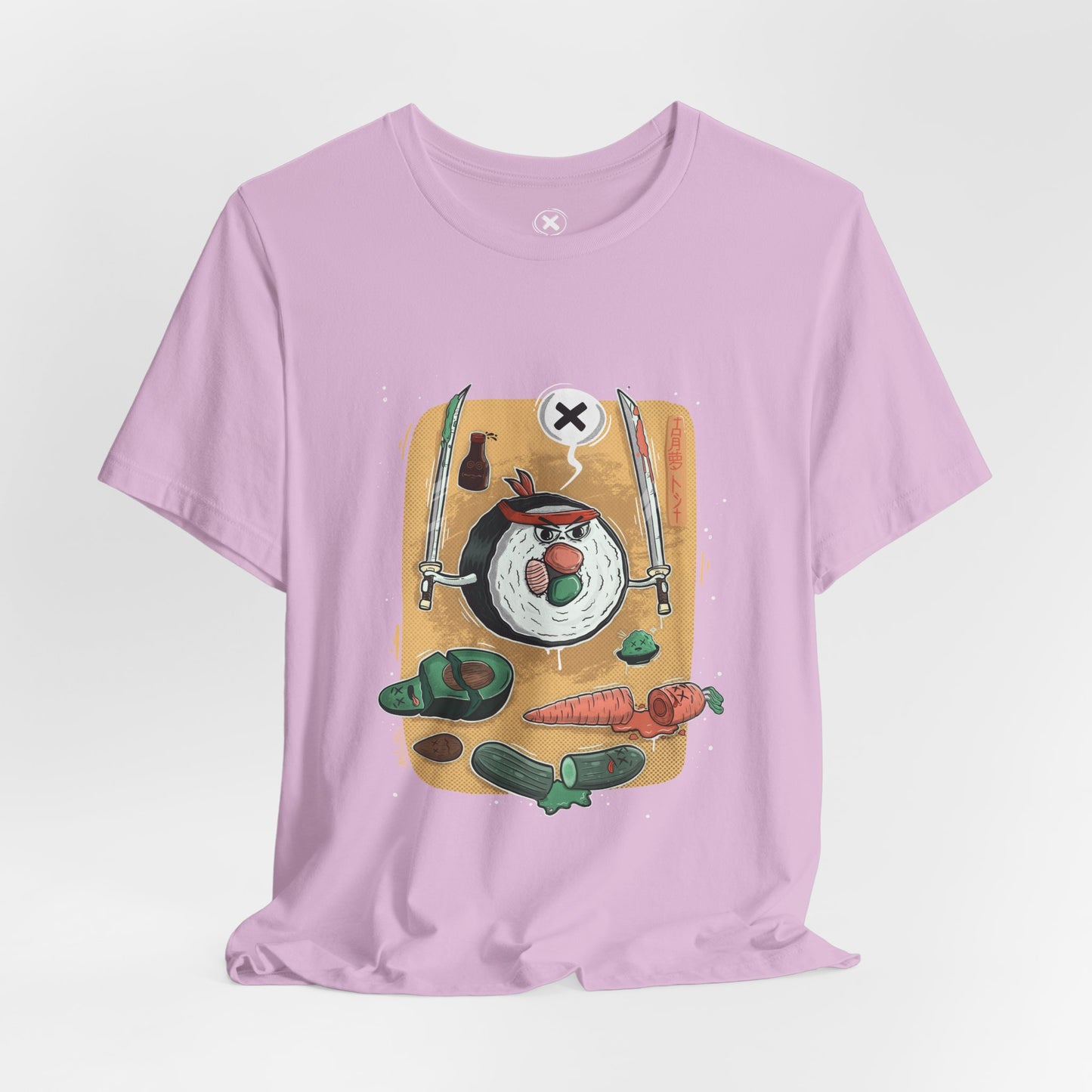 Ninja Sushi | Unisex Shirt | Streetwear | Cartoon Graphic Tee | Funny Gift
