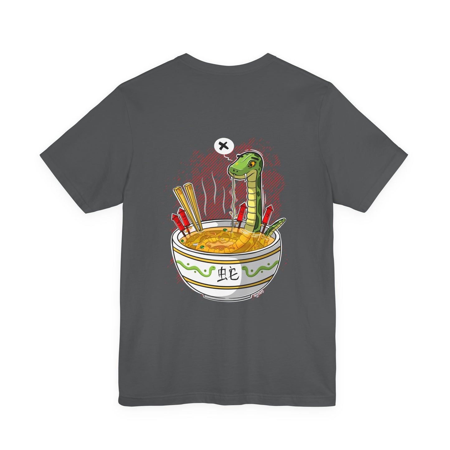 Ramen Snake | Unisex Shirt | Streetwear | Cartoon Graphic Tee | Funny Gift