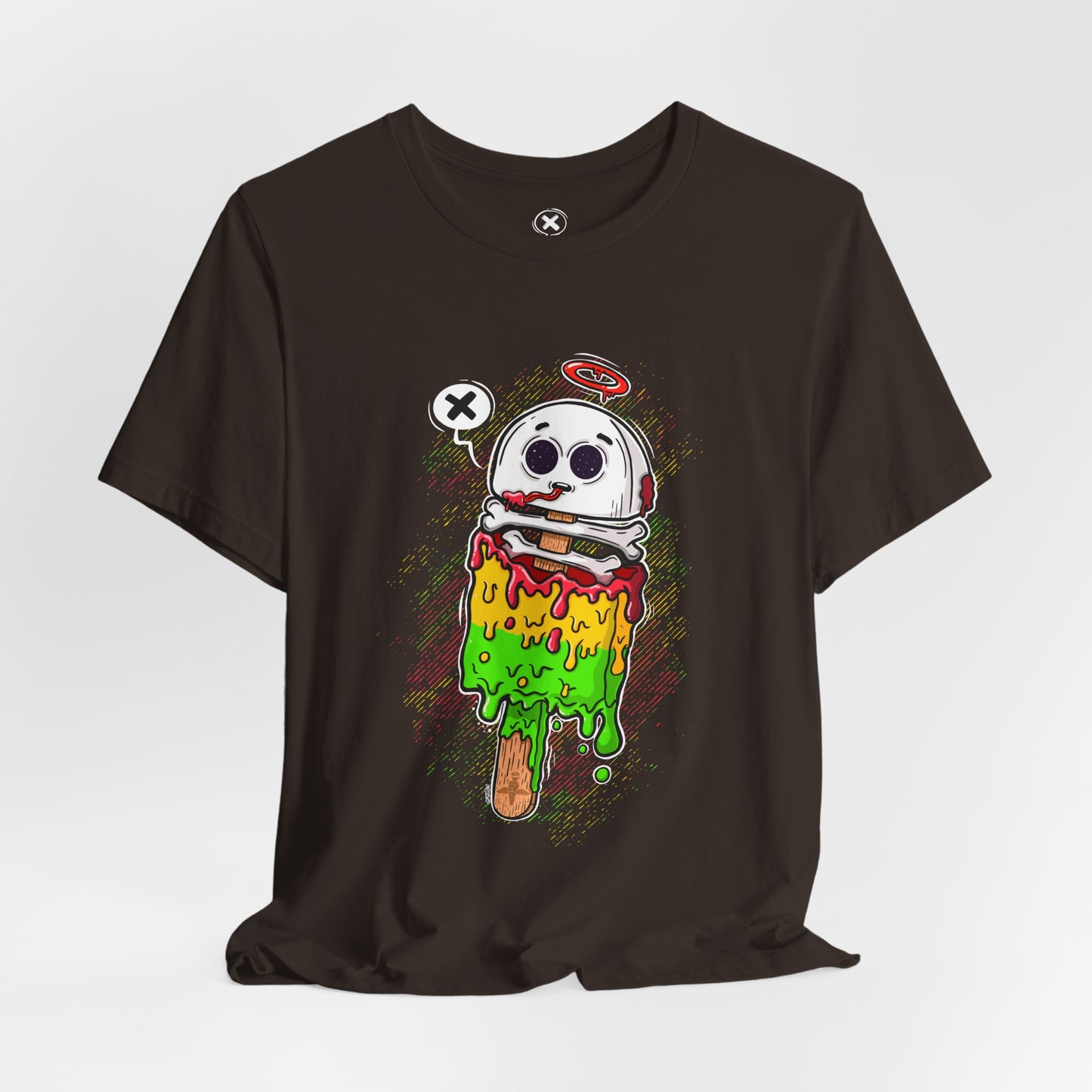 Melting Skull Popsicle | Unisex Shirt | Streetwear | Cartoon Graphic Tee | Funny Gift