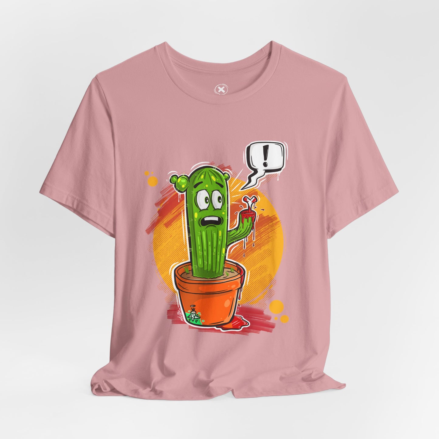 Bloody Cactus | Unisex Shirt | Streetwear | Cartoon Graphic Tee | Funny Gift