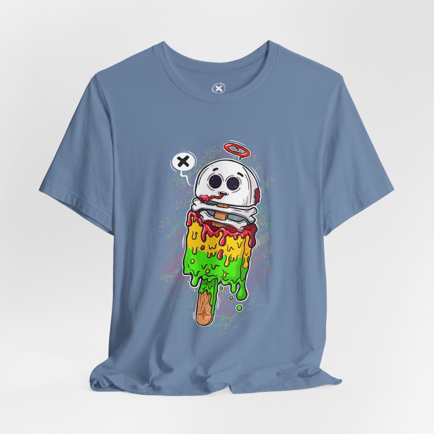 Melting Skull Popsicle | Unisex Shirt | Streetwear | Cartoon Graphic Tee | Funny Gift