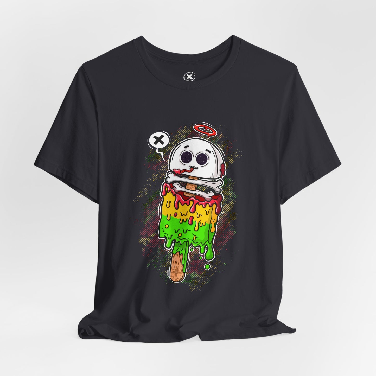 Melting Skull Popsicle | Unisex Shirt | Streetwear | Cartoon Graphic Tee | Funny Gift