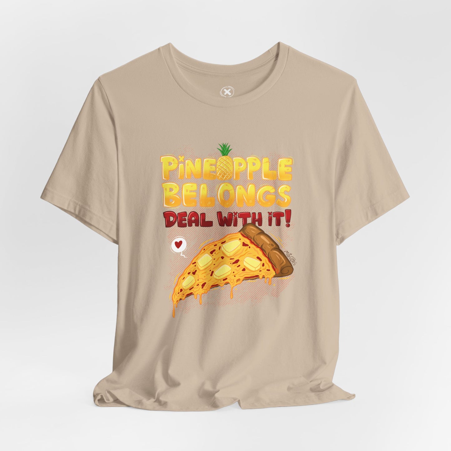 Pineapple Pizza Lovers | Unisex Shirt | Streetwear | Cartoon Graphic Tee | Funny Gift