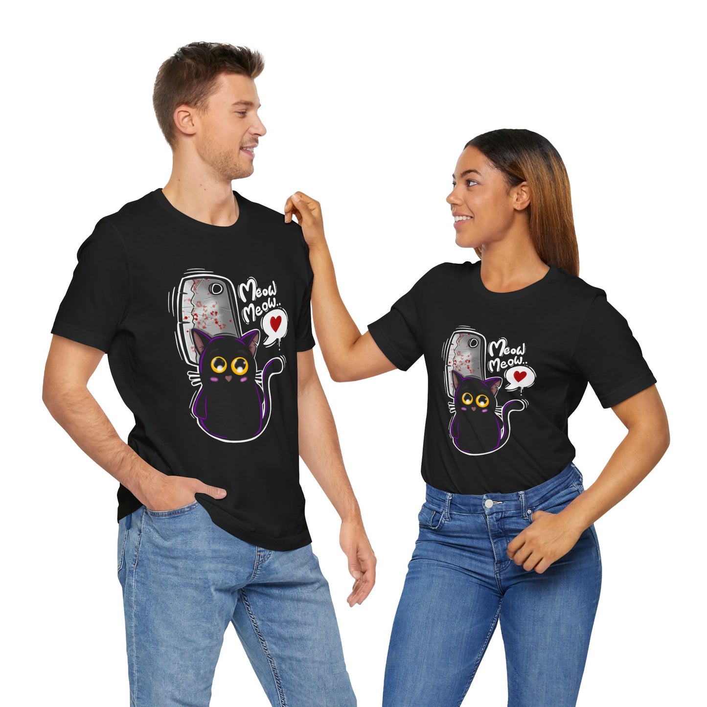 Killer Cute Cat | Unisex Shirt | Streetwear | Cartoon Graphic Tee | Funny Gift
