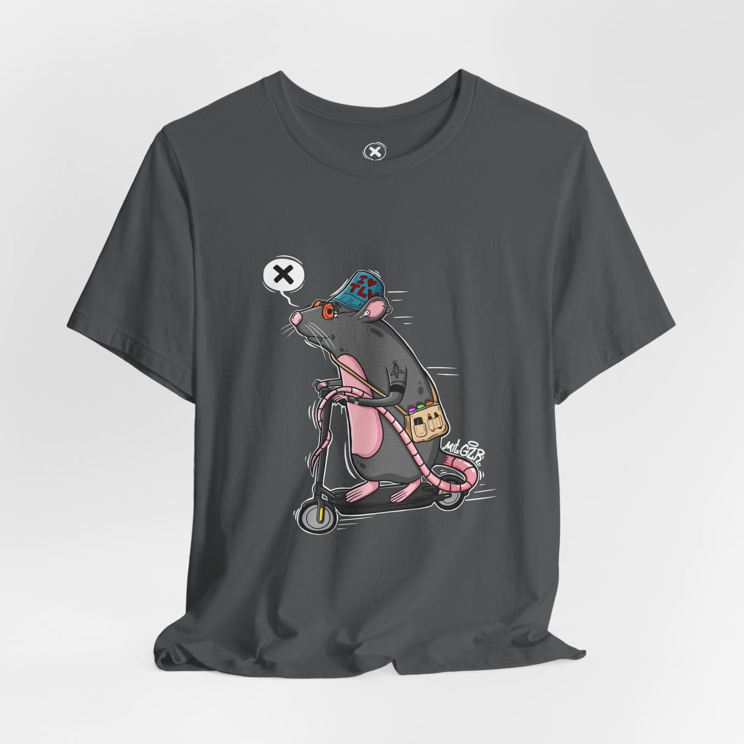 TLV Street Rat | Unisex Shirt | Streetwear | Cartoon Graphic Tee | Funny Gift